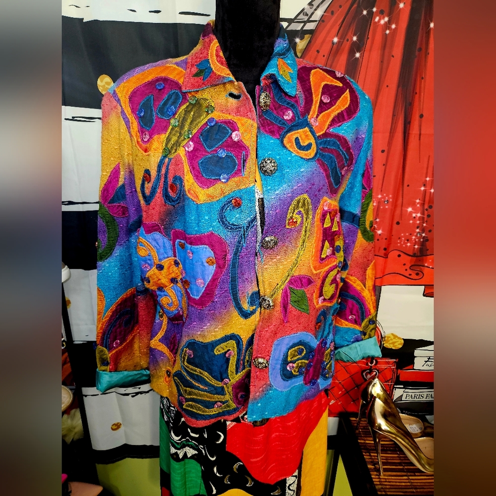 Sandy Starkman Vintage Bejeweled Jacket